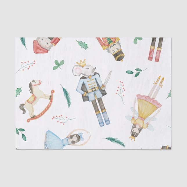 Christmas Nutcracker Suite Packpapier Seidenpapier (Vorderseite)