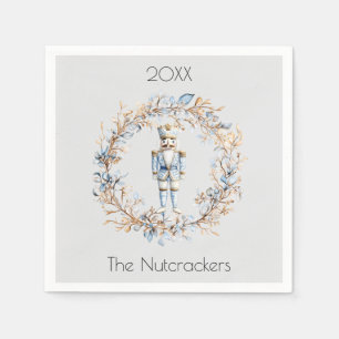 Christmas Nutcracker Watercolor Serviette