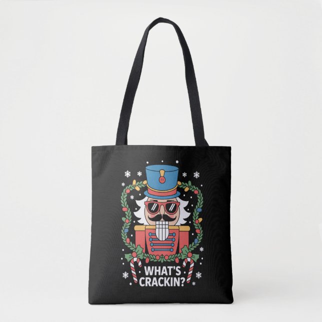 Christmas Nutcracker Whats Crackin Funny Xmas (Vorderseite)