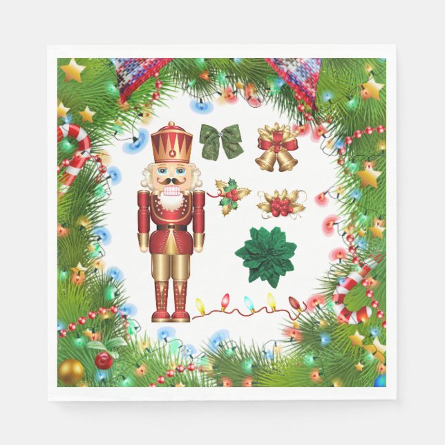Christmas Nutcrackers_GC - Paper Napkins Serviette (Vorderseite)