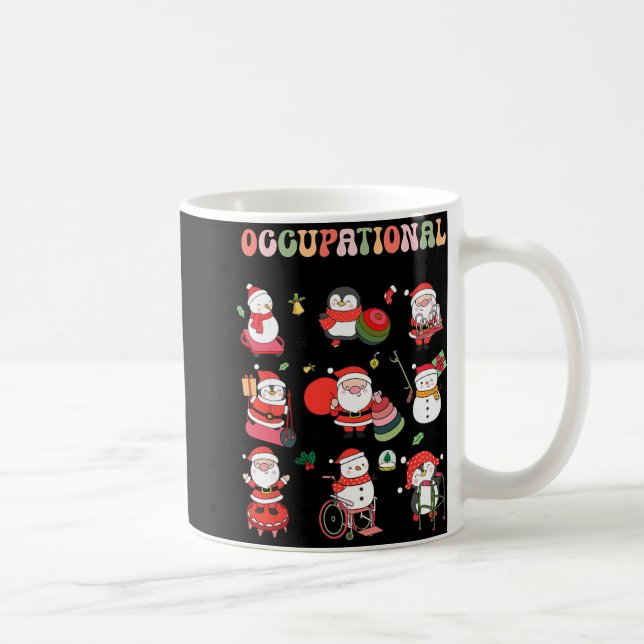 Christmas Occupational Therapy Ot Therast Ot Istan Kaffeetasse (Rechts)