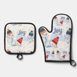 christmas ofenhandschuh & Topflappen-Set