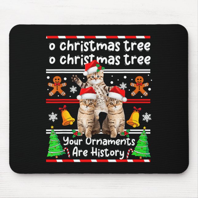 Christmas Oh Christmas Tree Your Ornaments Are His Mousepad (Vorne)