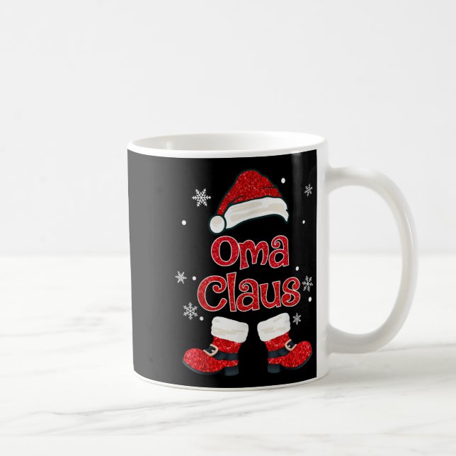 Christmas Oma Claus Grandmother Aunt Mother Daught Kaffeetasse (Rechts)
