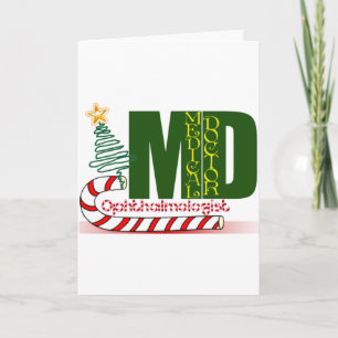 CHRISTMAS OPHTHALMOLOGIST FEIERTAGSKARTE