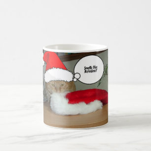 Christmas Orange Tabby Cat Tasse