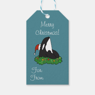 Christmas Orca Killer Whale Geschenkanhänger