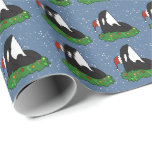 Christmas Orca Killer Whale  Geschenkpapier<br><div class="desc">Weihnachtszeitung</div>