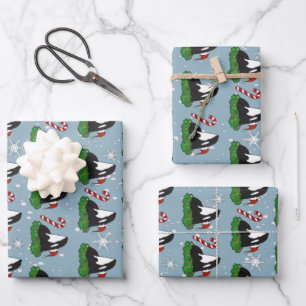 Christmas Orca Killer Whale Geschenkpapier Set