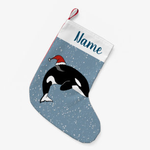 Christmas Orca Killer Whale Kleiner Weihnachtsstrumpf