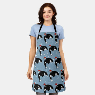 Christmas Orca Killer Whale Schürze