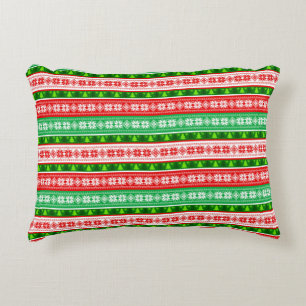 CHRISTMAS ORNAMENS DESIGN RED WHITE GREEN DEKOKISSEN