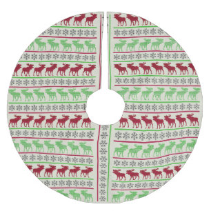 CHRISTMAS ORNAMENS REINDEER POLYESTER WEIHNACHTSBAUMDECKE