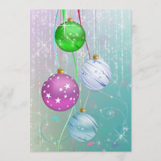 Christmas Ornament Baby Shower Invitation, Winter  Einladung