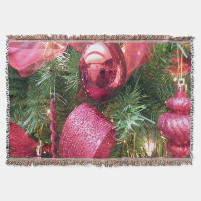 CHRISTMAS ORNAMENT CUSTOM MAUER BLANKET DECKE (Vorderseite)