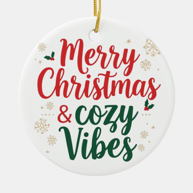 Christmas Ornament,Festive Holiday Tree Decoration Keramik Ornament (Vorne)