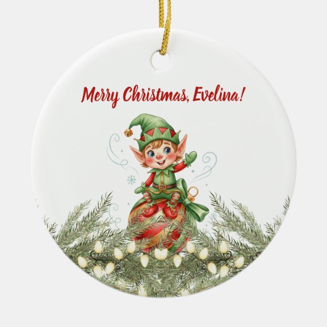 Christmas Ornament From the Elf (Vorne)