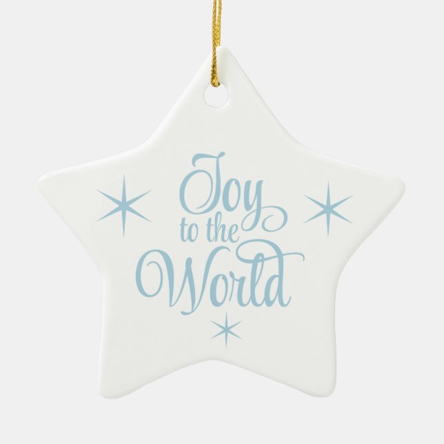 Christmas Ornament Joy to the World (Vorne)