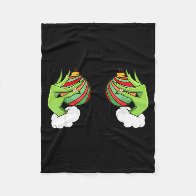 Christmas Ornament S Funny Christmas  Fleecedecke (Vorderseite)