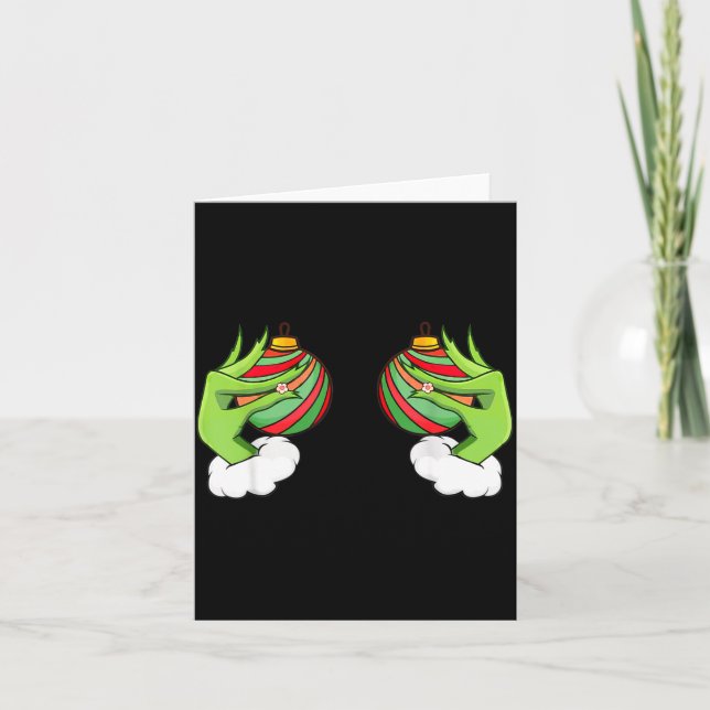 Christmas Ornament S Funny Christmas  Karte (Vorderseite)