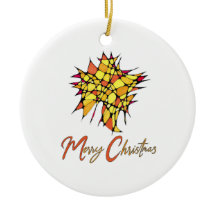 Christmas Ornament with Star Graphic
