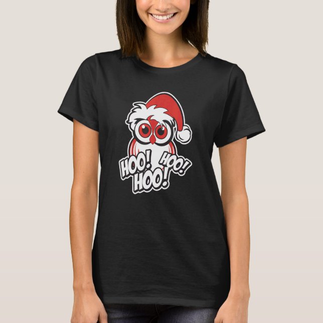 Christmas Owl T-Shirt (Vorderseite)
