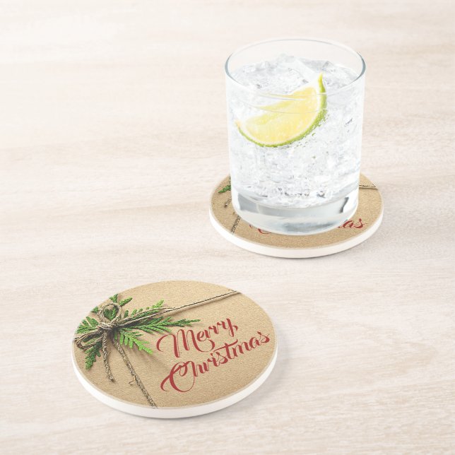 „Christmas Package“-Untersetzer Getränkeuntersetzer (Seite)
