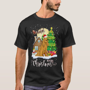 Christmas Pajama Cocker Spanisch Tree Xmas Hund Va T-Shirt