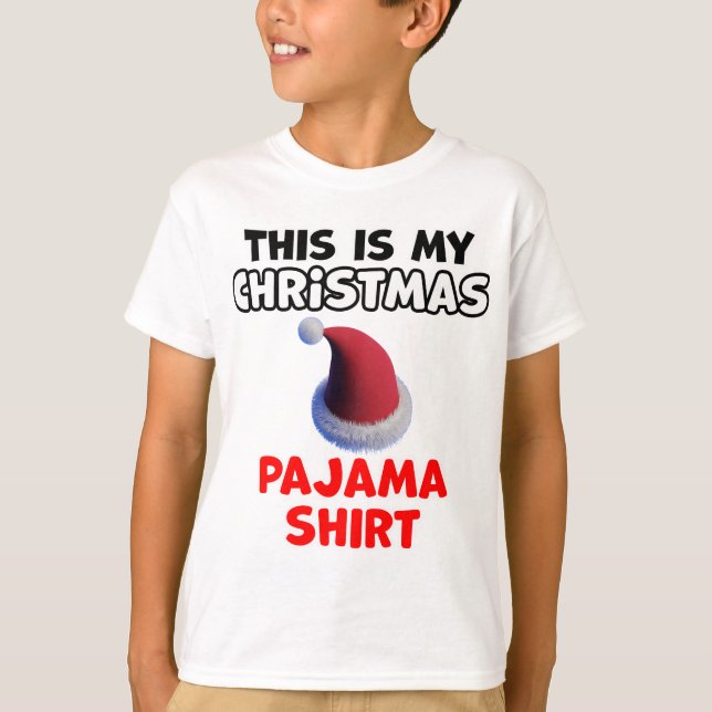 Christmas Pajama Design T-Shirt (Vorderseite)