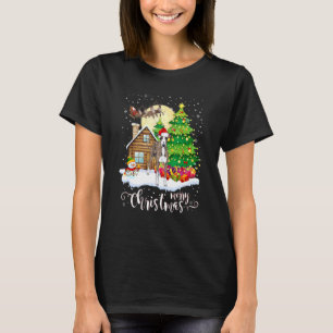 Christmas Pajama Italian Greyhound Tree Xmas Dog D T-Shirt