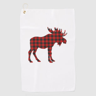 Christmas Pajama Moose T-Shirt Animal Pajamas Xmas Golfhandtuch