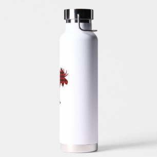 Christmas Pajama Moose T-Shirt Animal Pajamas Xmas Trinkflasche