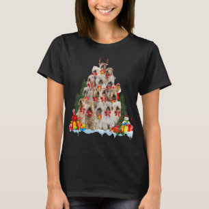 Christmas Pajama Soft Coating Wheaten Terrier Xmas T-Shirt