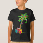 Christmas Palm Tree Coconut Lights Beach Hawaii Xm T-Shirt<br><div class="desc">Weihnachts Palm Tree Coconut Lights Beach Hawaii Weihnachtsgeschenke</div>