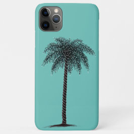 Christmas Palm Tree türkis iPhone Case