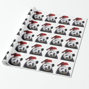 Christmas Panda Bear Geschenkpapier