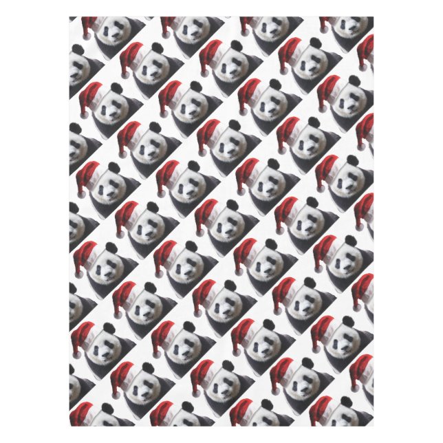 Christmas Panda Bear Tischdecke (Vorderseite)