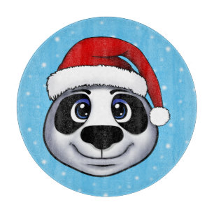 Christmas Panda Schneidebrett