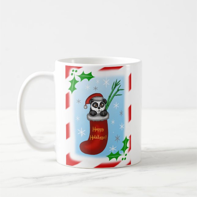 Christmas Panda Tasse (Links)