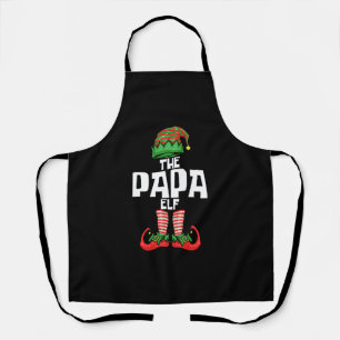Christmas Papa Elf Vater Schürze