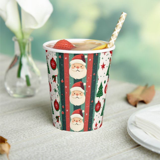 Christmas Paper Cup – Santa Claus  Pappbecher (In Situ)