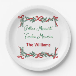 Christmas Paper Plates – Holiday Celebrations Pappteller
