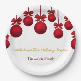 Christmas Paper Plates– Holiday Party Table Esse Pappteller