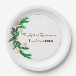 Christmas Paper Plates – Party Table Accessories Pappteller