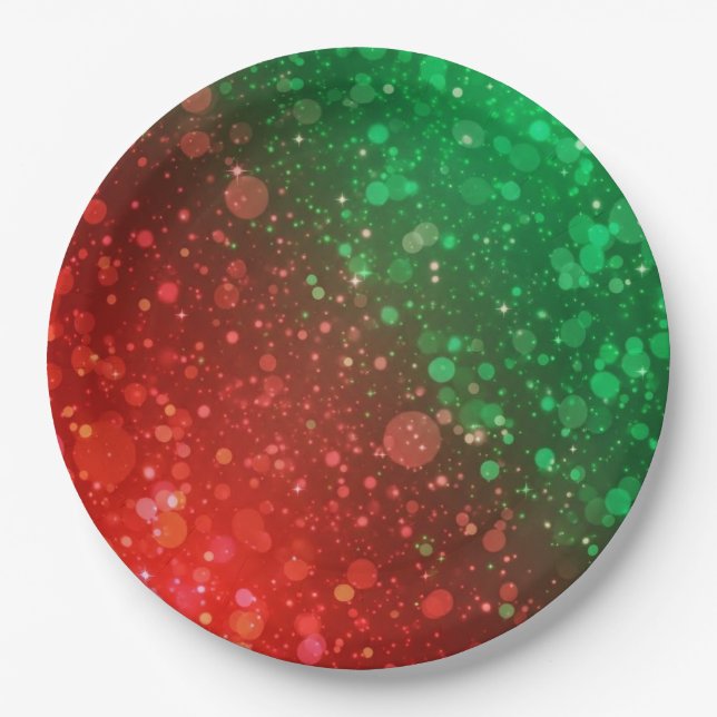 Christmas Pappteller (Vorderseite)