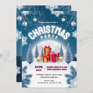 Christmas Party Event Flyer Einladung