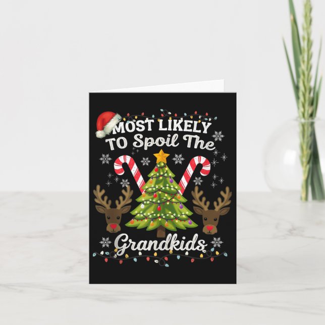 Christmas Party Most Likely To Sil The Grandkids H Karte (Vorderseite)