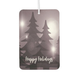 Christmas Party Pink Trees Holiday Winter Elegant Autolufterfrischer