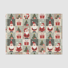 Christmas Patchwork Quilt Seidenpapier