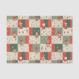 Christmas Patchwork Quilt Seidenpapier